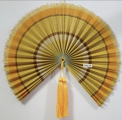 Bamboo Fan Hanging Wall Decor 05