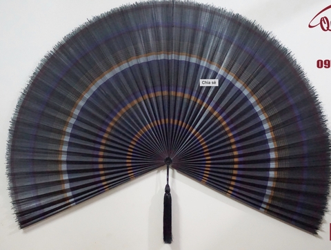 Bamboo Fan Hanging Wall Decor 09