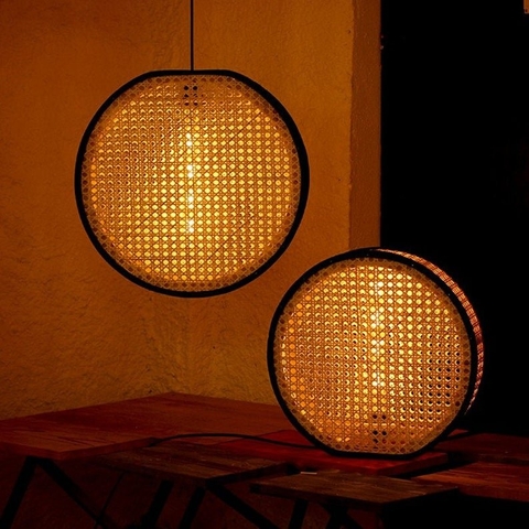 New collection Bamboo Hanging Lamp Bamboo Lampshade Bamboo Pendant Light SET of 2 lampshade