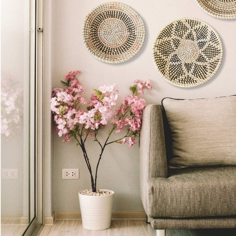 hotel serving bamboo breakfast tray