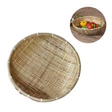 Wholesale Handmade Large Woven Bamboo fruit Bowl Decorative Baskets