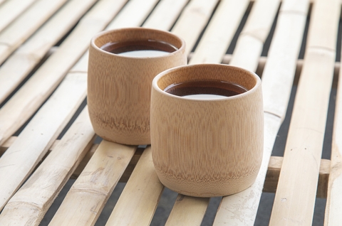 Wholesale Vietnamese Natural Bamboo Tea Cup BPA free instead plastic