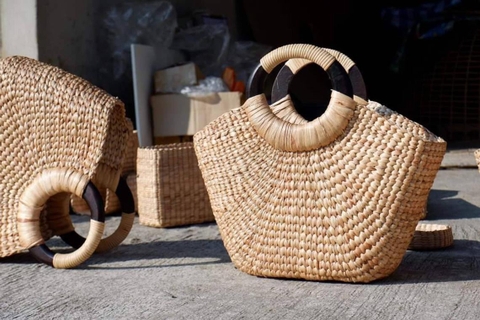 Some New Design Natural Water hyacinth Bag Straw Wholesale Shopping HandBag