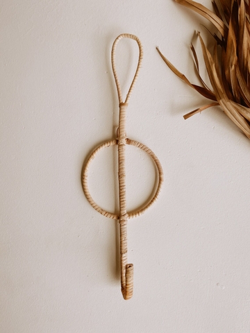 modern rustic rattan bamboo bed room kitchen hanging decor storage corner wall shelf