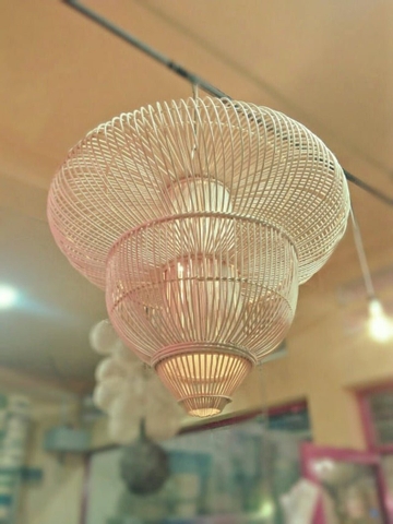 Vietnamese Handwoven Rattan Pendant Light Made of Rattan Hanging lamp