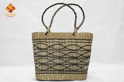 Seagrass handbag for women