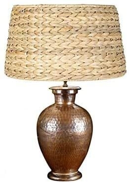 Vietnam Handcrafted Wicker Ceiling Water Hyacinth Lamp Shade, 3 layer- Water Hyacinth lampshade