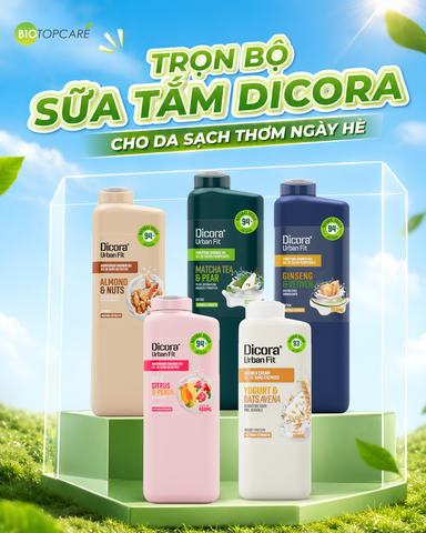 SỮA TẮM DICORA URBAN FIT CÓ GÌ ĐẶC BIỆT? KHÁM PHÁ 5 DÒNG SẢN PHẨM ĐƯỢC YÊU THÍCH