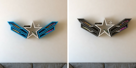 6 kệ trang trí đẹp lấy ý tưởng từ hình tượng “siêu anh hùng”