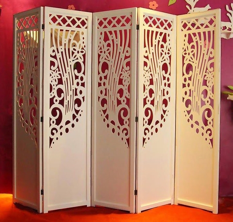 Ngắm nghía vách bình phong CNC đẹp lung linh