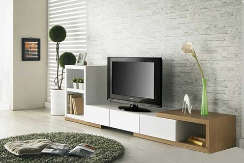 Chọn mẫu kệ tivi đẹp nhất phù hợp với không gian phòng khách