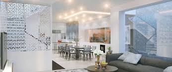 Vách ngăn phòng khách- xu hướng nội thất thời hiện đại