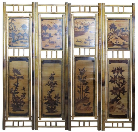 Bình phong trang trí trong kiến trúc nội thất xưa và nay