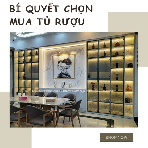 Bí Quyết Chọn Mua Tủ Rượu Tiết Kiệm Chi Phí Nhưng Không Hề Thiếu Phần Sang Trọng