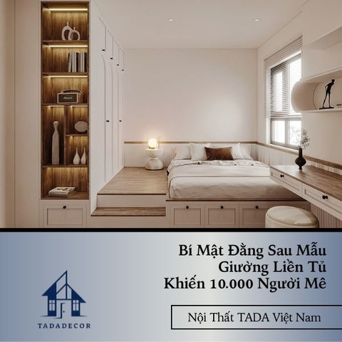 Bí Mật Đằng Sau Mẫu Giường Liền Tủ Khiến 10.000 Người Mê