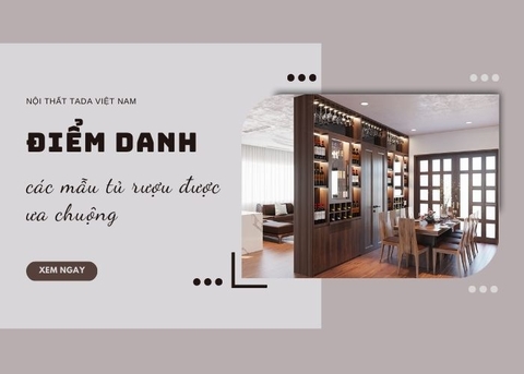Điểm danh các mẫu tủ rượu đẹp dẫn đầu thị trường hiện nay