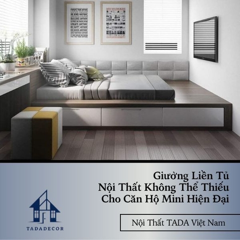 Giường Liền Tủ: Nội Thất Không Thể Thiếu Cho Căn Hộ Mini Hiện Đại