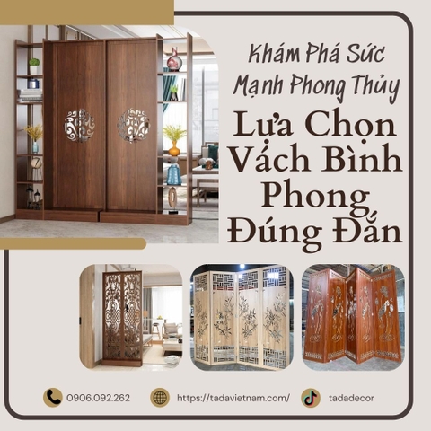 Khám Phá Sức Mạnh Phong Thủy: Lựa Chọn Vách Bình Phong Đúng Đắn