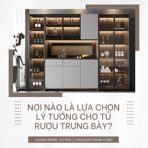 Nơi Nào Là Lựa Chọn Lý Tưởng Cho Tủ Rượu Trưng Bày?