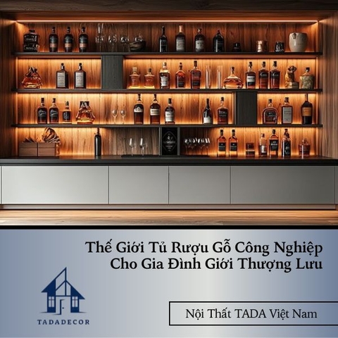 Thế Giới Tủ Rượu Gỗ Công Nghiệp Cho Gia Đình Giới Thượng Lưu