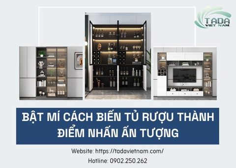 Bật mí cách bố trí tủ rượu gỗ thành điểm nhấn không thể rời mắt