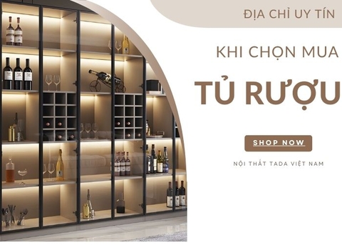 Khám phá địa chỉ uy tín hàng đầu khi mua tủ trưng rượu