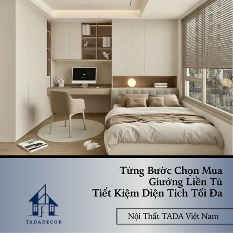 Từng Bước Chọn Mua Giường Liền Tủ Tiết Kiệm Diện Tích Tối Đa