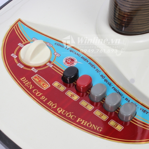 Quạt cây điện cơ 91 QR-CD I Sải cánh 40cm, Hẹn giờ