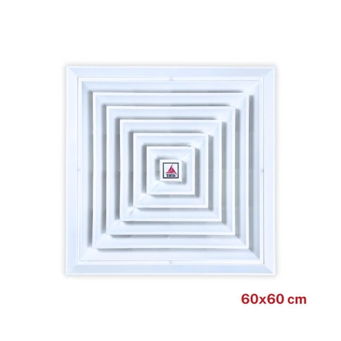 Quạt hút âm trần Tico TC-60AV5 size 600x600, Hút thẳng