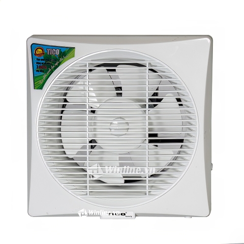 Quạt thông gió gắn tường Tico Luxury HA15TC6, Lỗ chờ 200x200, vòng bi