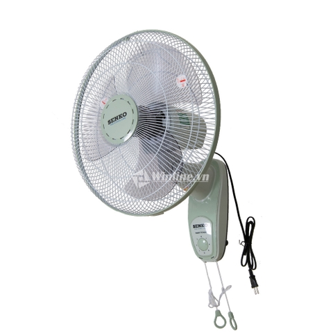 Quạt treo tường Senko TC1626 - Sải cánh 39cm, 2 dây kéo