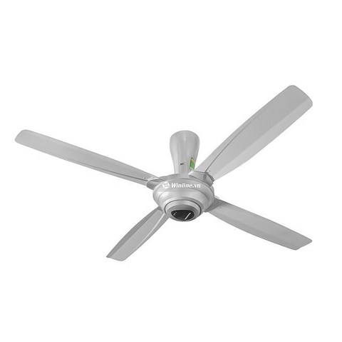 Quạt trần Panasonic F-56MPG 4 cánh, màu bạc, điều khiển từ xa