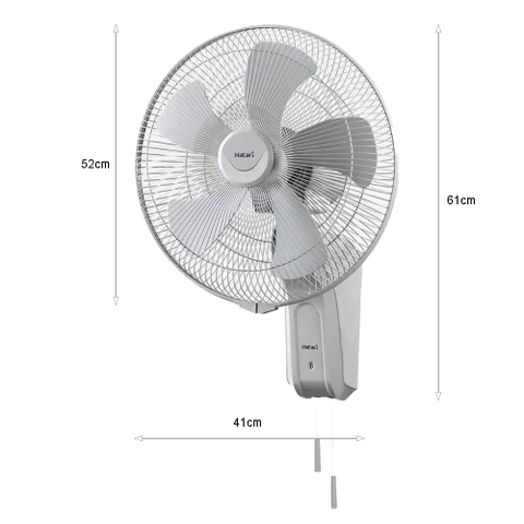 Quạt treo tường công nghiệp Hatari IW18M1 Thái Lan, Size 45cm, 114w