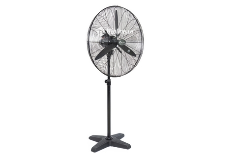 Quạt cây công nghiệp Chinghai HS283Đ, 3 cánh đen, sải cánh 70cm