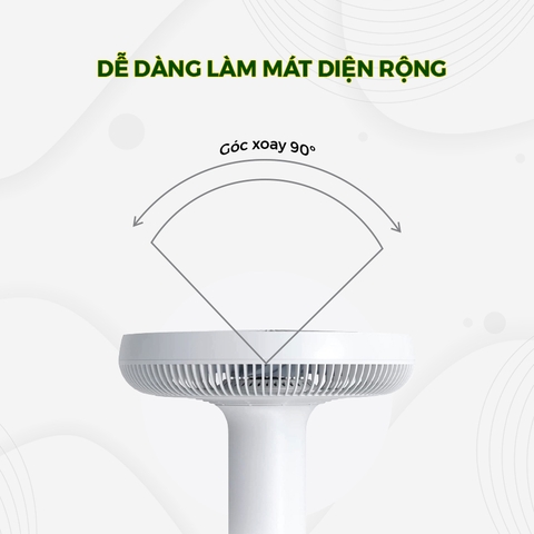 Quạt cây thông minh Dreamer DHA-SSF136G điều khiển bằng giọng nói