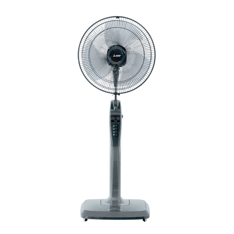 Quạt cây Mitsubishi LV16-RB màu xám nhạt, mẫu mới điều khiển từ xa