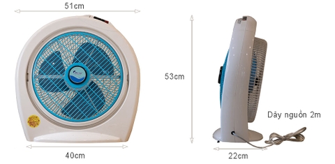 Quạt hộp chinghai BF-16899 sải cánh 35cm, loại quạt to