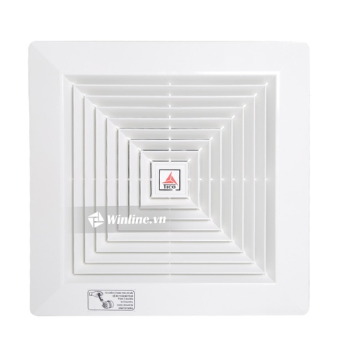 Quạt hút âm trần Tico TC-15AV4, size 20x20, (6-9m2)