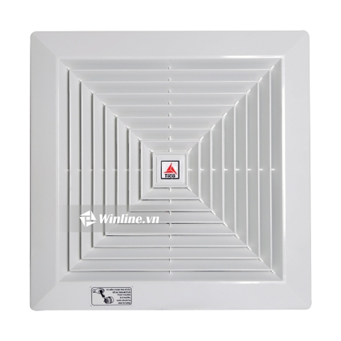Quạt hút âm trần Tico TC-25AV5 hút thẳng, size 300x300