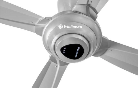 Quạt trần Panasonic F-56MPG 4 cánh, màu bạc, điều khiển từ xa