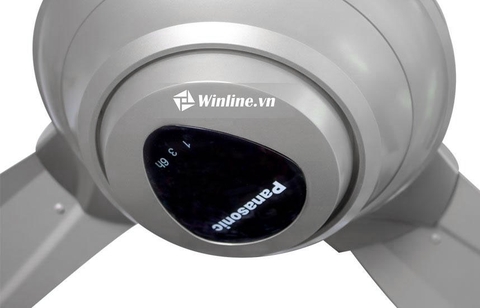 Quạt trần Panasonic F-56MPG 4 cánh, màu bạc, điều khiển từ xa
