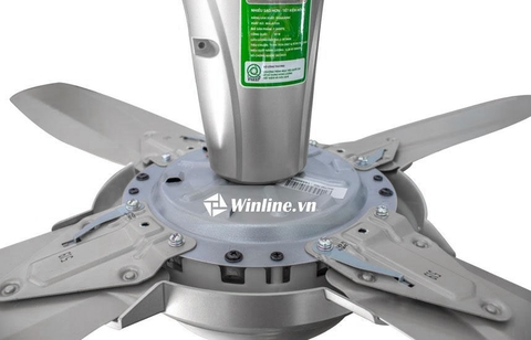 Quạt trần Panasonic F-56MPG 4 cánh, màu bạc, điều khiển từ xa