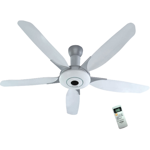 Quạt trần Panasonic 5 cánh F-60WWK, điều khiển từ xa