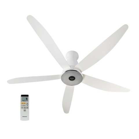 Quạt trần Panasonic 5 cánh F-60XDN, điều khiển từ xa