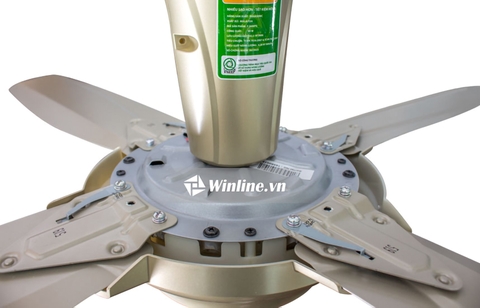 Quạt trần Panasonic F-56MPG 4 cánh, màu vàng, điều khiển từ xa