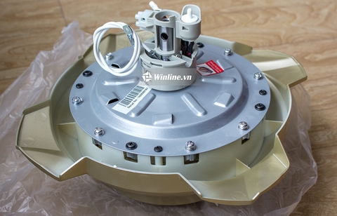 Quạt trần Panasonic F-56MZG-4 cánh, màu vàng, điều khiển từ xa