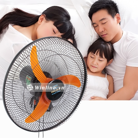 Quạt treo tường điện cơ 91 QTT-CN450/2DN, size 45cm, 48w, 2 dây kéo