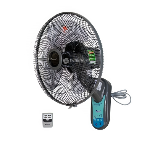 Quạt treo tường chinghai W-615A3, điều khiển từ xa, sải cánh 40cm