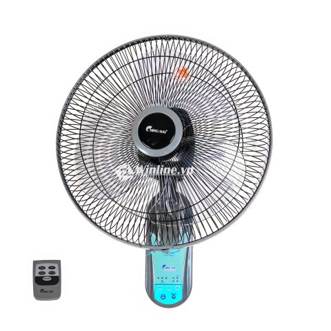 Quạt treo tường chinghai W-615A3, điều khiển từ xa, sải cánh 40cm