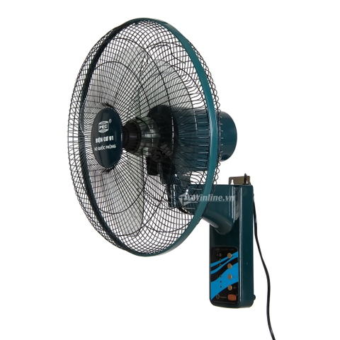 Quạt treo tường Điện cơ 91 QTT-ĐK, điều khiển từ xa, size 40cm, 46w
